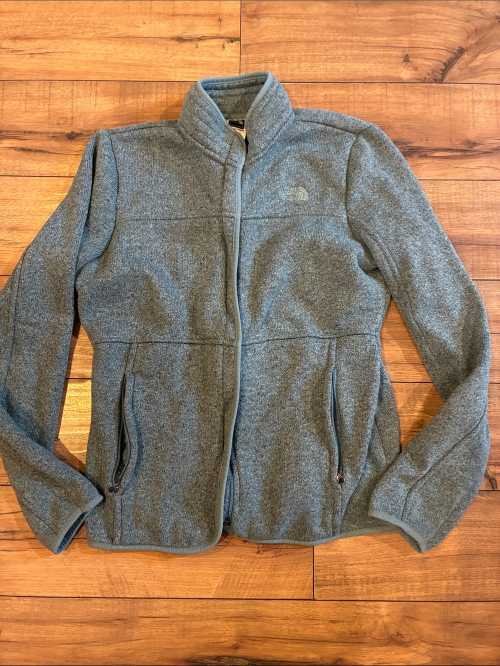 The North Face Women's Heather Gray/Green Jacket